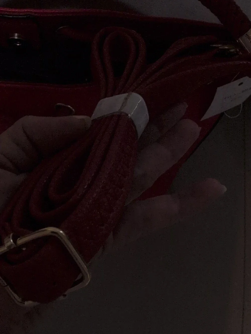 Red 2 Tone 'The Bucket' Women's Bucket Bag